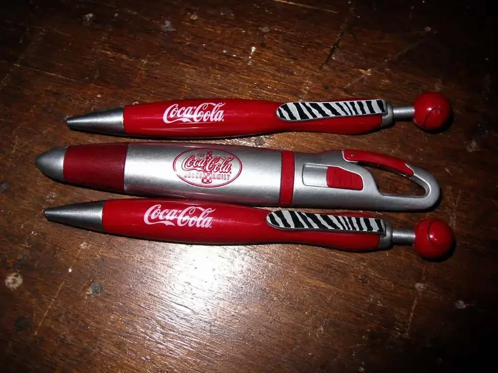 Lot of 3 Vintage Coca-Cola Promotional Pens